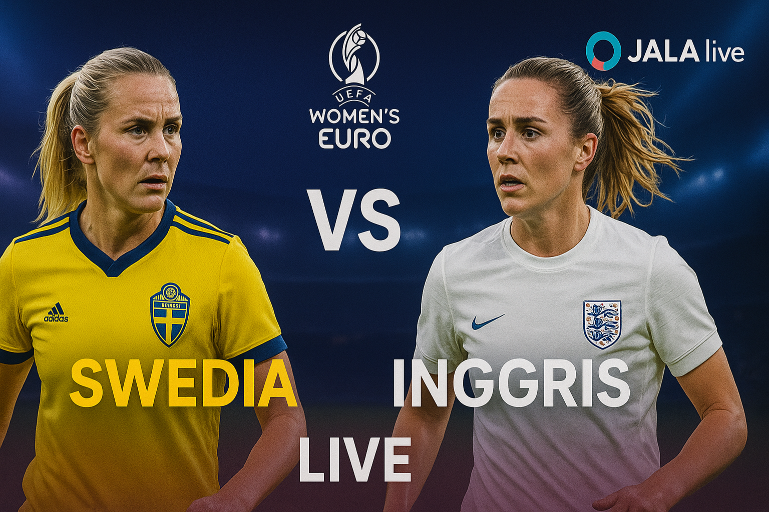 Jalalive : Pertarungan Menggugah Antara Sweden vs England UEFA Women’s Euro – Siapa yang Akan Berjaya?