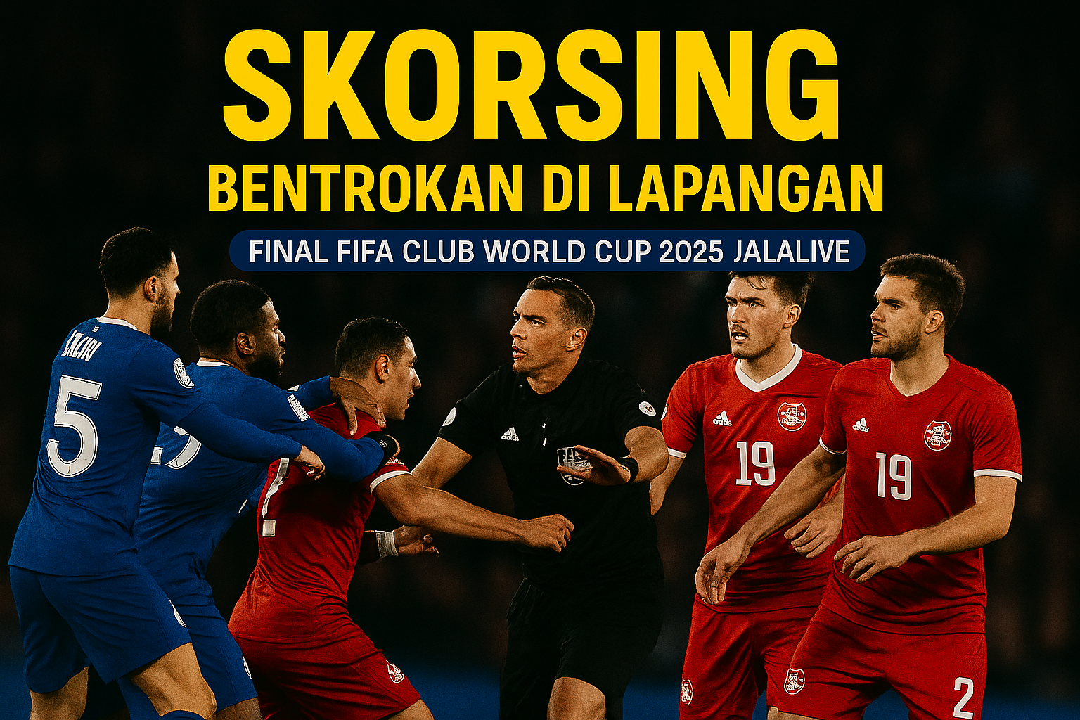 Skorsing João Neves & Aksi Kontroversial Enrique Warnai Final FIFA 2025 di Jalalive