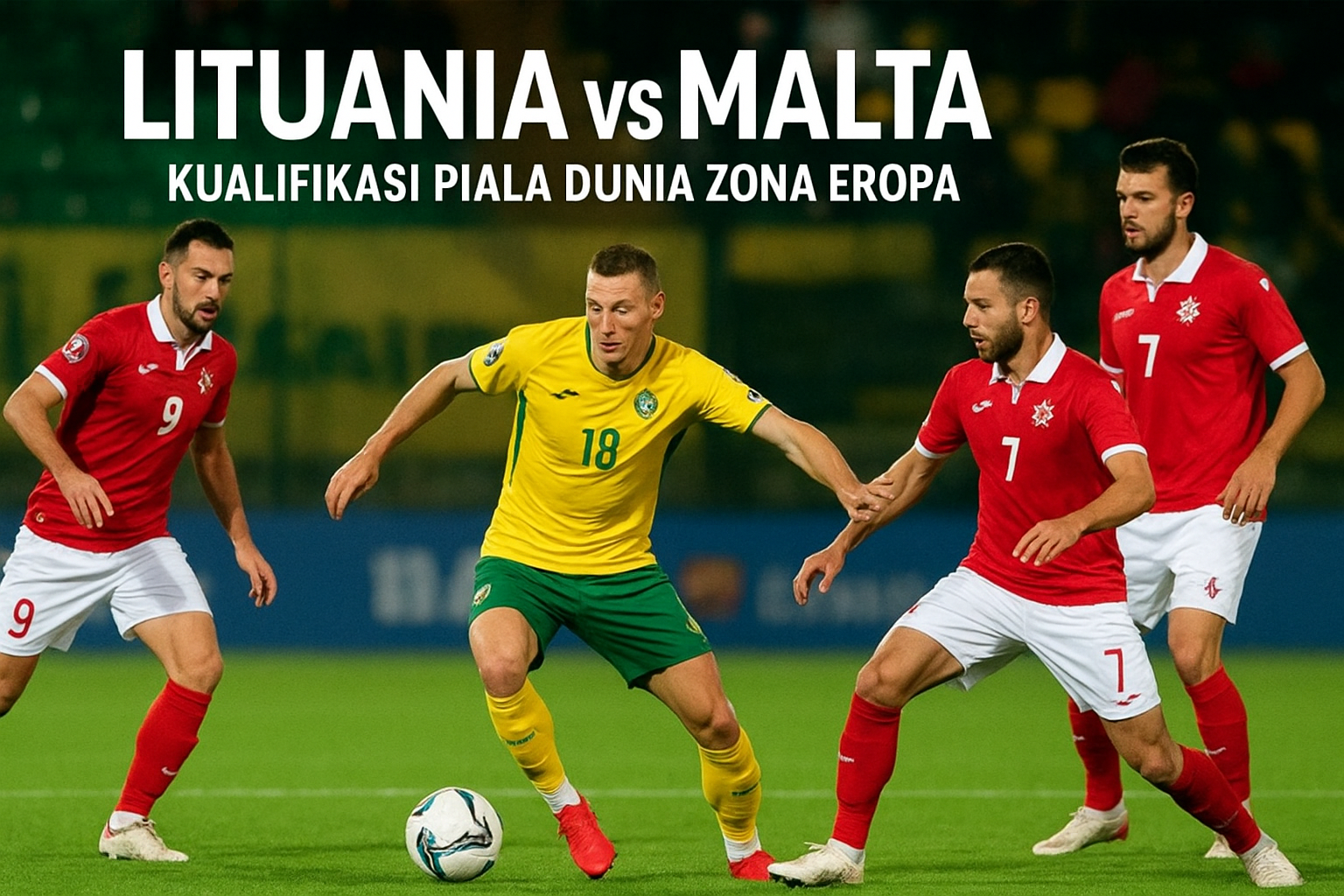 Live Streaming Lituania vs Malta Kualifikasi Piala Dunia Zona Eropa di Jalalive – Duel Seru Menuju Piala Dunia 2026