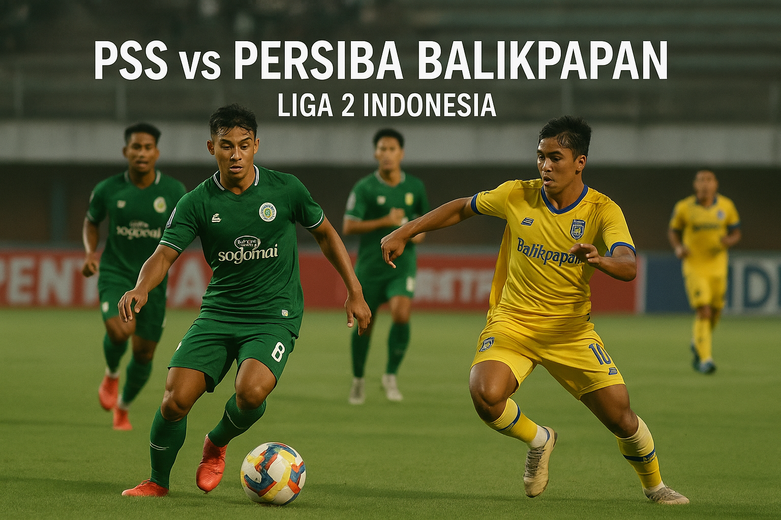Nonton Langsung PSS vs Persiba Balikpapan Liga 2 Indonesia 19.00 WIB Jalalive – Pertarungan Seru di Liga 2 yang Tak Boleh Dilewatkan